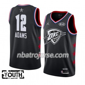 Barn Oklahoma City Thunder Tröja Steven Adams 12 2019 All-Star Jordan Brand Svart Swingman